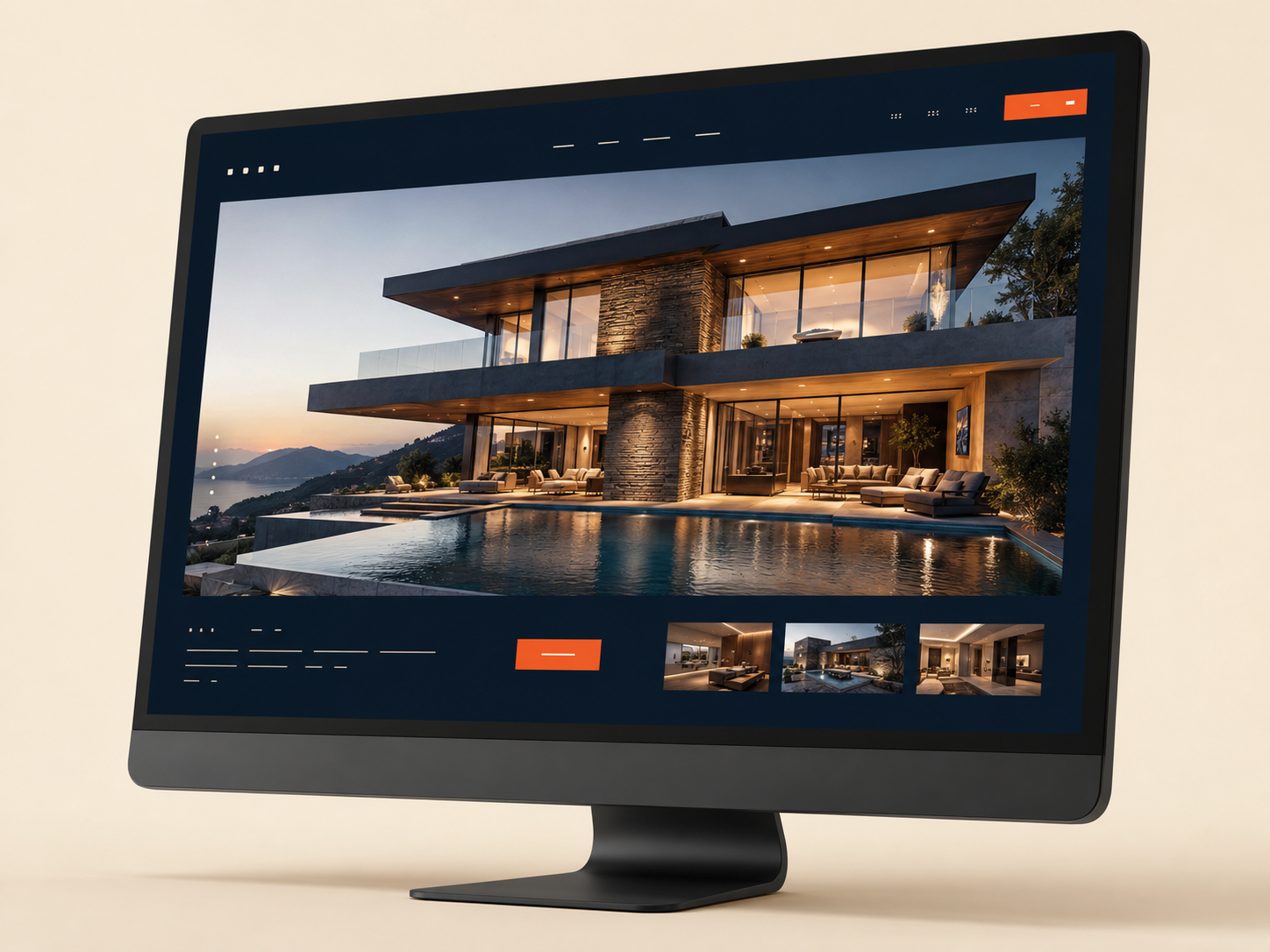 Projeto visual de criação de site
